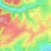 Dracy-Chalas topographic map, elevation, terrain