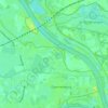 Honderdmorgen topographic map, elevation, terrain