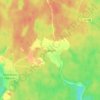 Барсуки topographic map, elevation, terrain