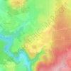 Usy topographic map, elevation, terrain