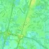 Oceanway topographic map, elevation, terrain