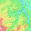 Les Peyrudes Hautes topographic map, elevation, terrain
