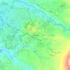 Canceles topographic map, elevation, terrain