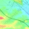 Manjarín topographic map, elevation, terrain
