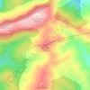 El Jarillo topographic map, elevation, terrain