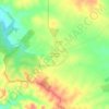 São Marcos do Campo topographic map, elevation, terrain