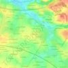 Le Pigeon Blanc topographic map, elevation, terrain