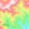 Phong topographic map, elevation, terrain