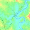 先市镇 topographic map, elevation, terrain