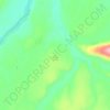 Raglan Range topographic map, elevation, terrain