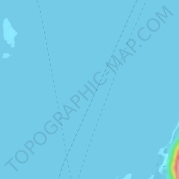 Værangfjorden topographic map, elevation, terrain