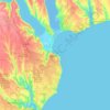 Одеса topographic map, elevation, terrain