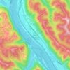 Natrium topographic map, elevation, terrain