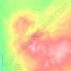 Jaisalmer topographic map, elevation, terrain