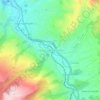 Arbieto Cochabamba topographic map, elevation, terrain