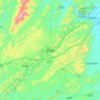 罗城县 topographic map, elevation, terrain