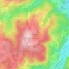 Hyverneresse topographic map, elevation, terrain