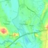 Uckinghall topographic map, elevation, terrain