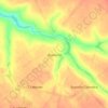 Дамаска topographic map, elevation, terrain