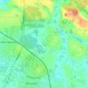 Søgård topographic map, elevation, terrain