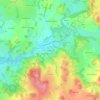 Le Peyroux topographic map, elevation, terrain