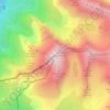 Kriváň topographic map, elevation, terrain