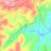 Toccoa Falls topographic map, elevation, terrain