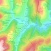 As Rodrigas topographic map, elevation, terrain