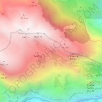 Undón topographic map, elevation, terrain