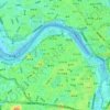 溪洲 topographic map, elevation, terrain