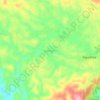 Jatinagara topographic map, elevation, terrain