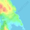 Rudine topographic map, elevation, terrain