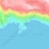 Λουτρό topographic map, elevation, terrain