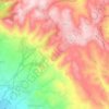 Olympos topographic map, elevation, terrain