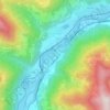 Unzmarkt topographic map, elevation, terrain