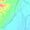 Linares topographic map, elevation, terrain