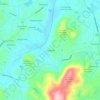 Tranquility topographic map, elevation, terrain