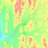 洋市镇 topographic map, elevation, terrain