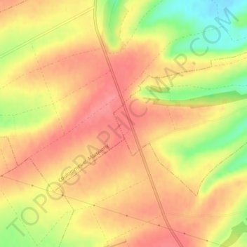 Champ Bohan topographic map, elevation, terrain