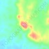 Mount Beauty topographic map, elevation, terrain