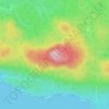 Mount Lemon topographic map, elevation, terrain