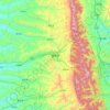 Longde topographic map, elevation, terrain