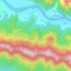 Kanyon topographic map, elevation, terrain