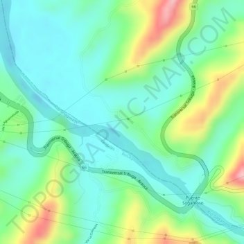 MARTA topographic map, elevation, terrain