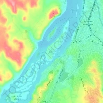 Koti topographic map, elevation, terrain
