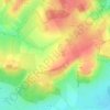 La Mergerie topographic map, elevation, terrain