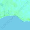 Old Isaacs topographic map, elevation, terrain