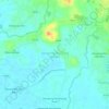 Kampong Bendang Dalam topographic map, elevation, terrain