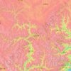 阿坝州 topographic map, elevation, terrain