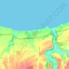 Onaero topographic map, elevation, terrain